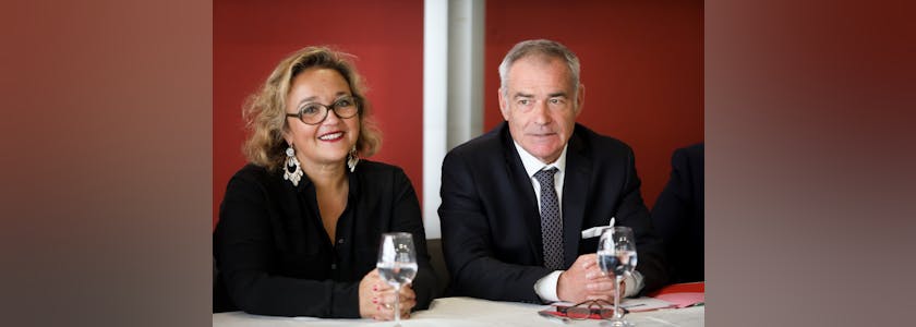 L’avocate Christine Maze et du bâtonnier Jérôme Dirou