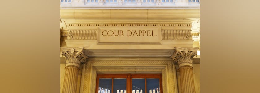 Première chambre de la Cour d'Appel du Palais de Justice de Paris (France)