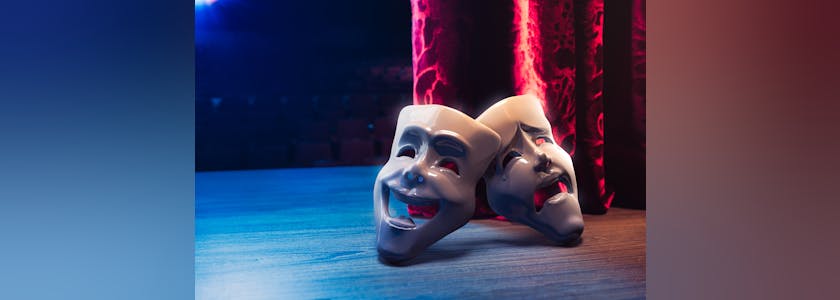 Deux masques de théâtre