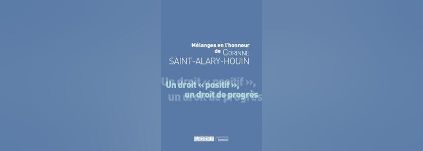 Mélanges Corinne Saint-Alary-Houin