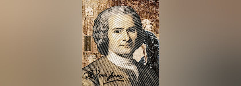 Jean-Jacques Rousseau on 20 Numismas Canberra 2019 banknotes. Co