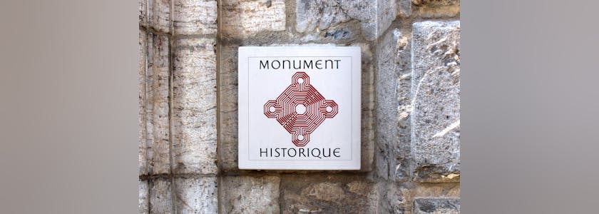 Plaque Monument historique