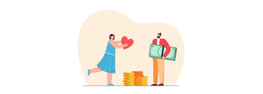 Couple, époux, argent