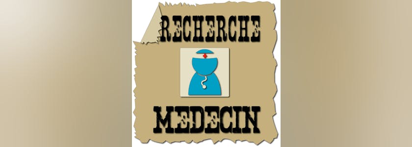 Affiche recherche docteur en français