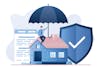 parapluie, immobilier, assurance, protection, garantie