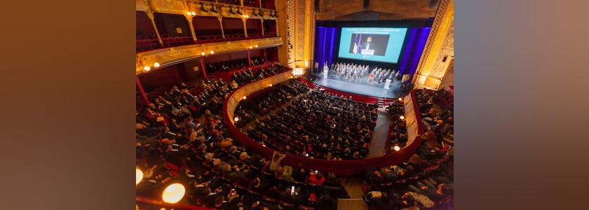 Rentrée solennelle du Barreau de Paris le 25 novembre 2023 au Théâtre du Châtelet (Photo : ©P. Cabaret)